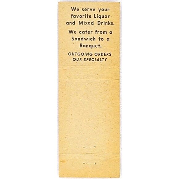 Front Strike Matchbook Cover Wolfie’s Restaurant Fort Lauderdale FL Florida - Picture 3 of 5